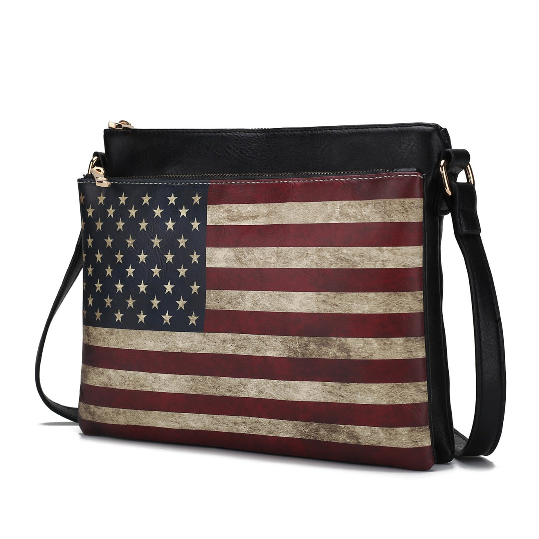 Rose Pink Mkf Collection Madeline Flag Women Crossbody Mia K
