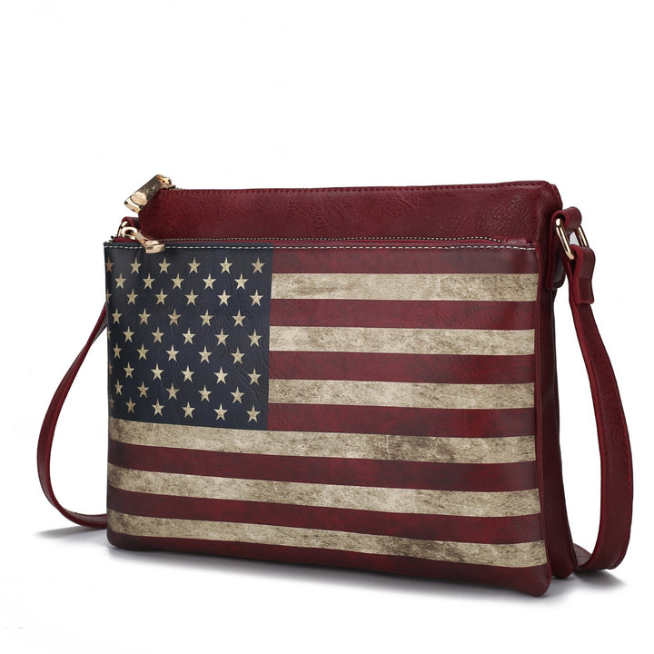 Tan Mkf Collection Madeline Flag Women Crossbody Mia K