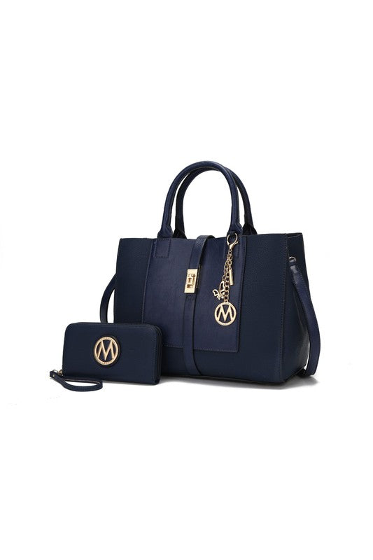 Mkf Collection Yola Satchel Bag With Wallet By Mia