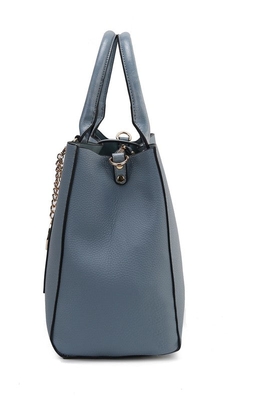 Mkf Collection Yola Satchel Bag With Wallet By Mia