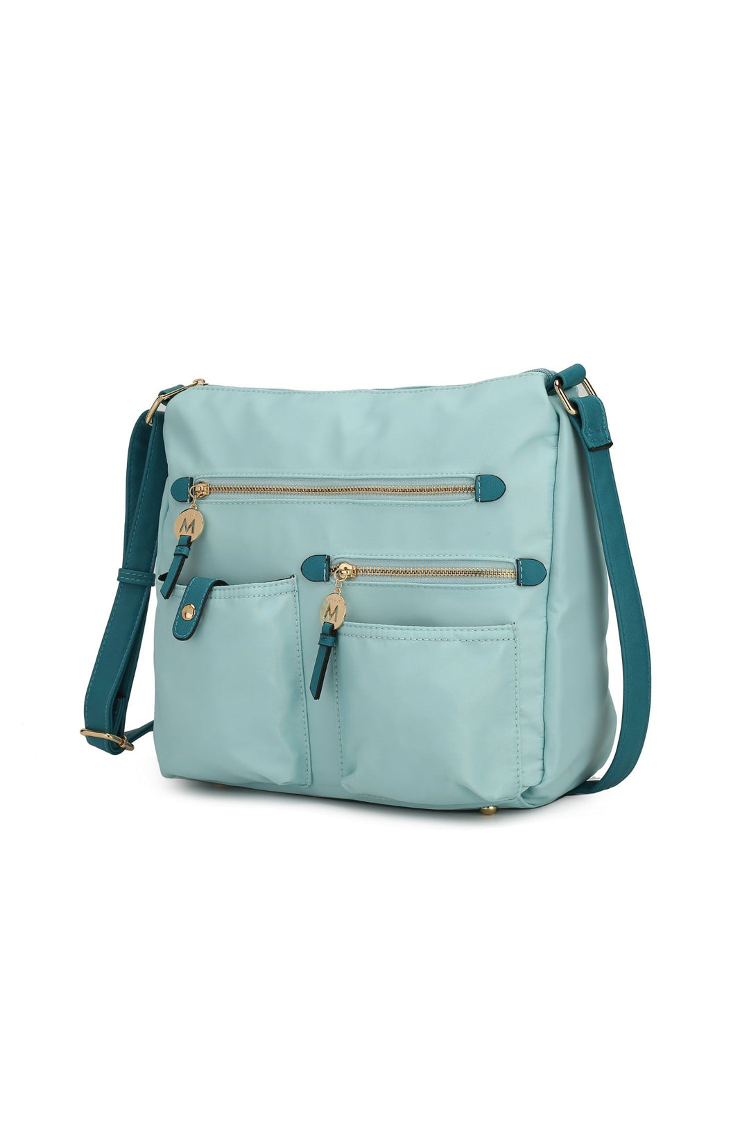 Olive Mkf Collection Serena Color Block Shoulder By Mia