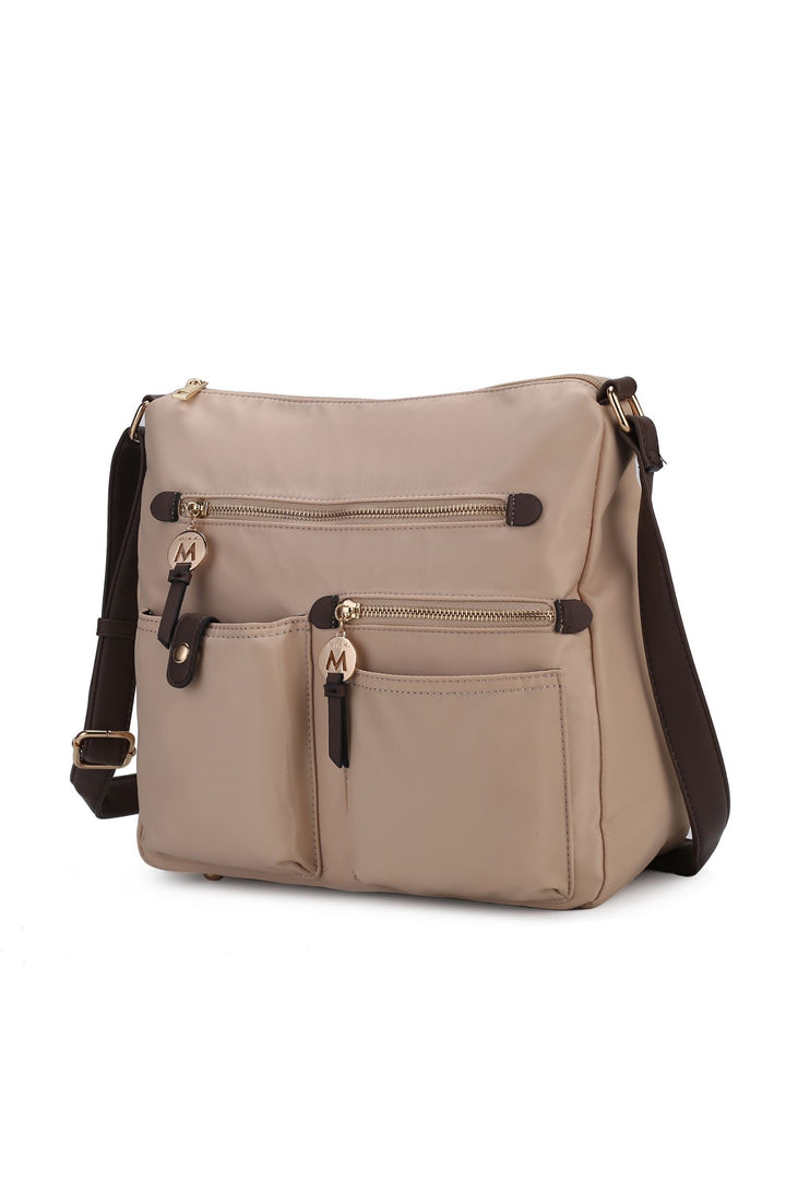 Red Mkf Collection Serena Color Block Shoulder By Mia