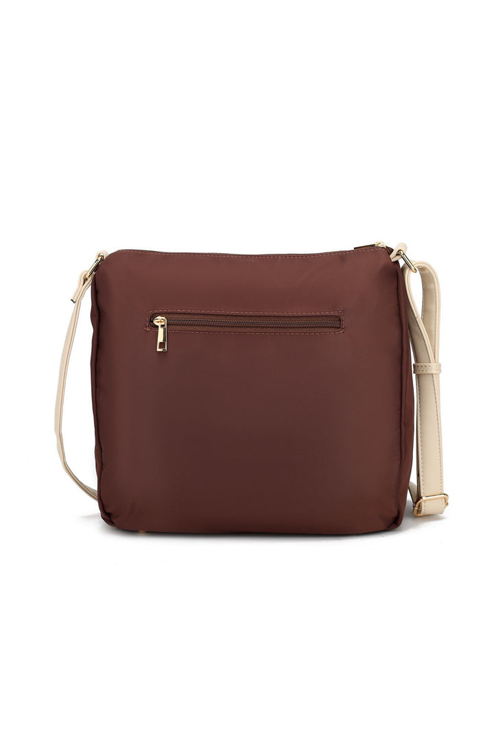 Black-Cognac Mkf Collection Serena Color Block Shoulder By Mia