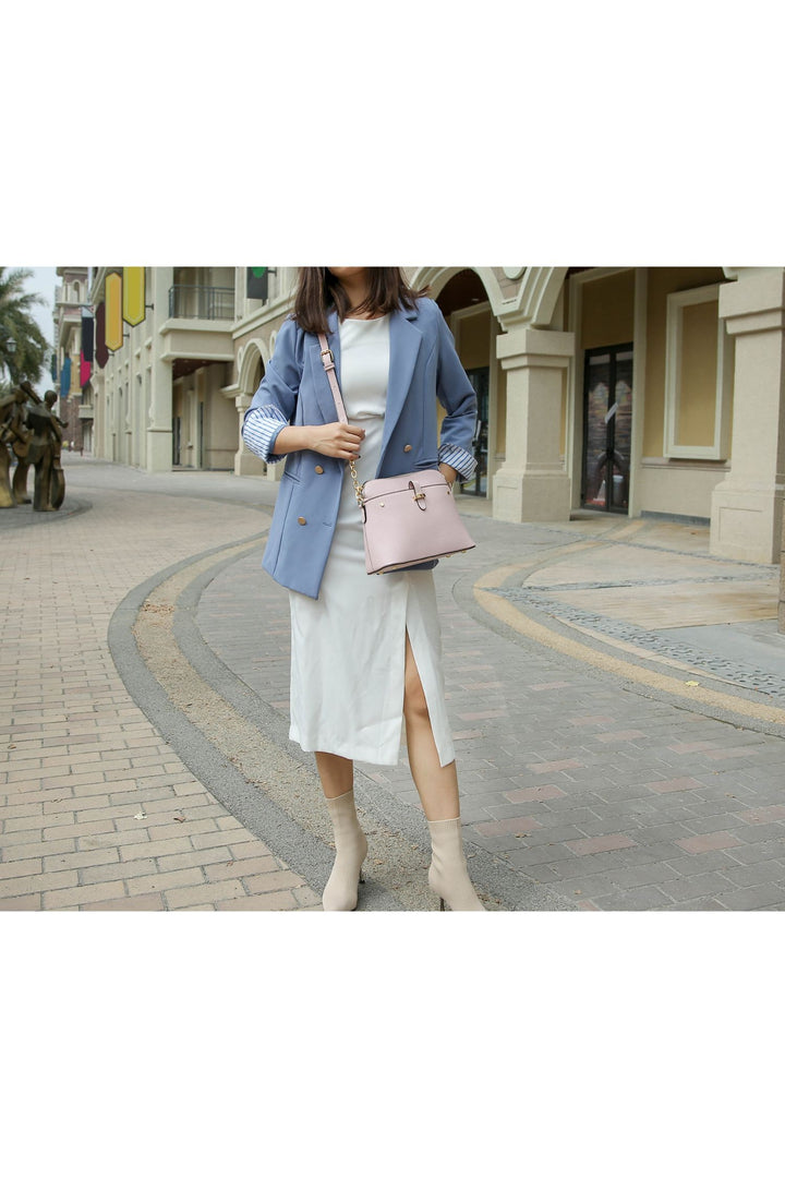 Charcoal Mkf Collection Kelis Solid Crossbody Bag By Mia K