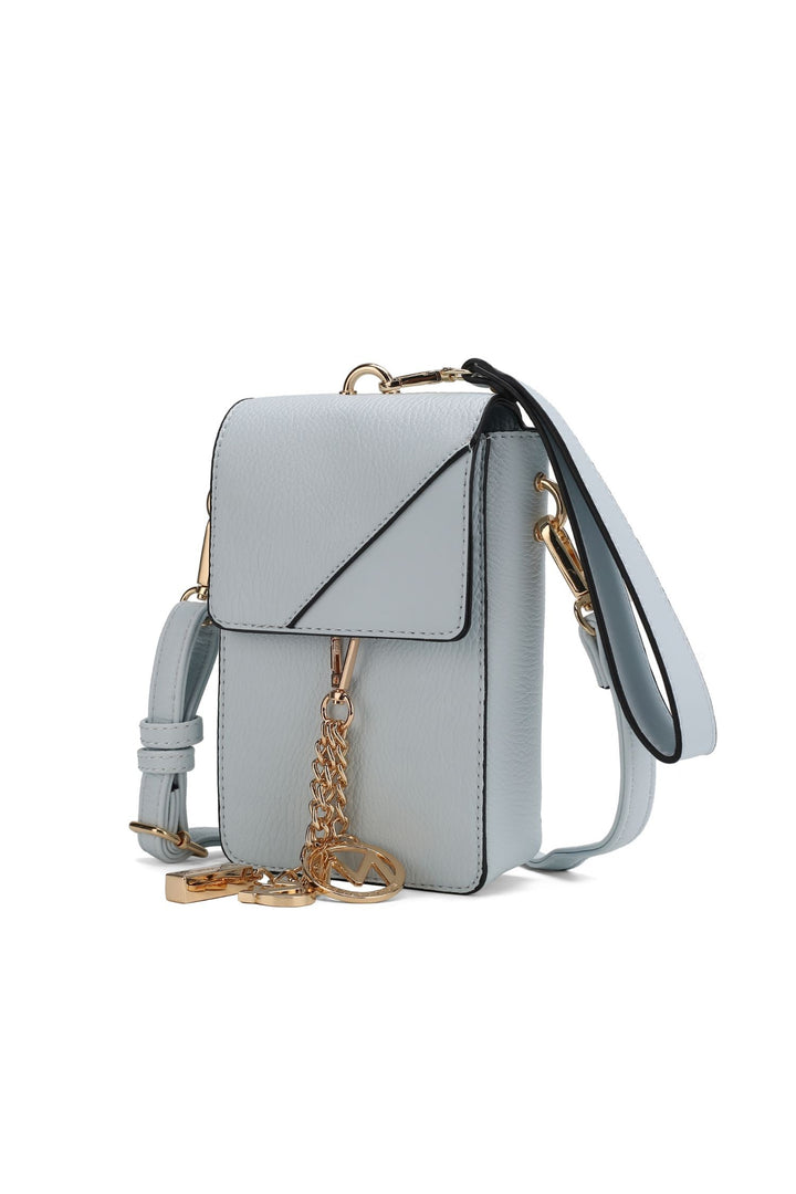 Yellow Mkf Collection Hannah Crossbody Wristlet By Mia