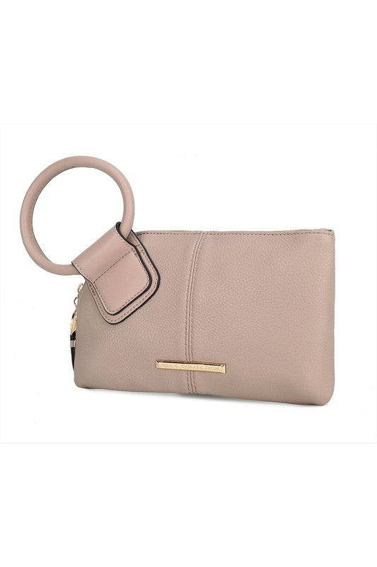 Fuschia Mkf Collection Luna Clutch Wristlet Bag By Mia K