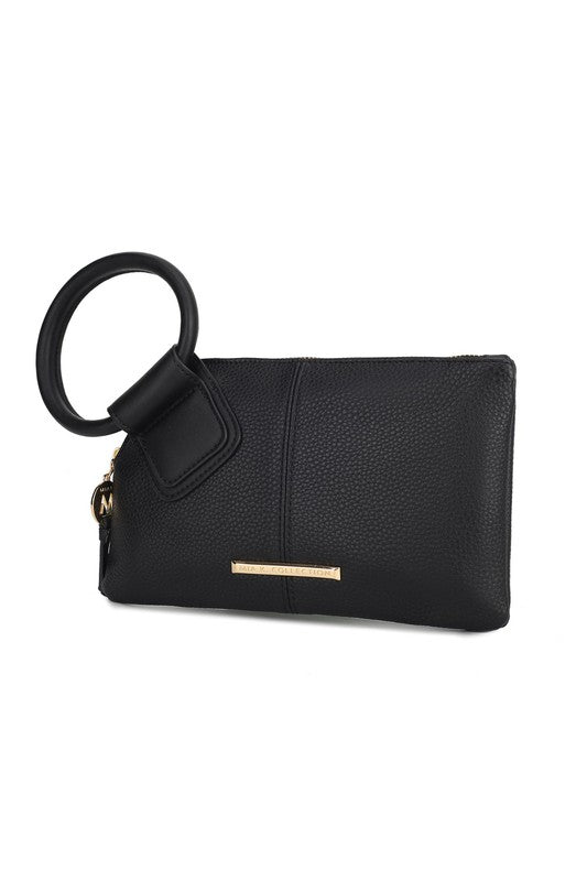Mustard Mkf Collection Luna Clutch Wristlet Bag By Mia K