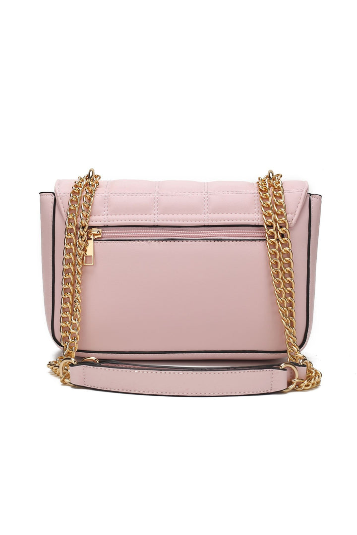 Charcoal Mkf Collection Nyra Quilted Shoulder Bag By Mia K