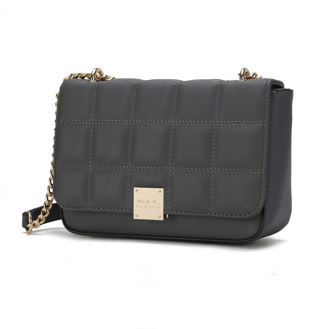 Red Mkf Collection Nyra Quilted Shoulder Bag By Mia K