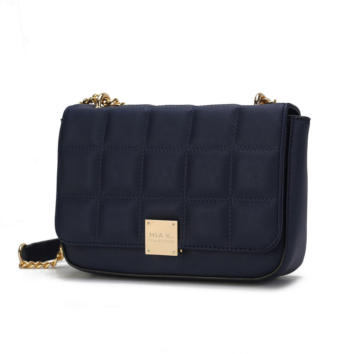 Taupe Mkf Collection Nyra Quilted Shoulder Bag By Mia K
