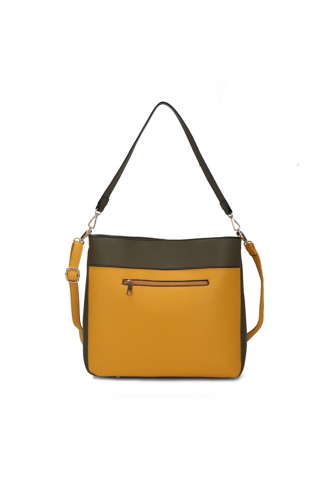 Pewter Black Mkf Collection Evie Two Tone Shoulder Bag By Mia K