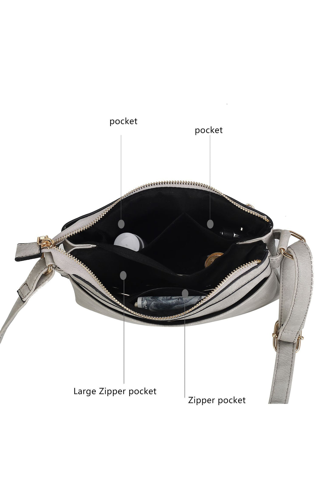 Pink Mkf Collection Elaina Crossbody Handbag By Mia K