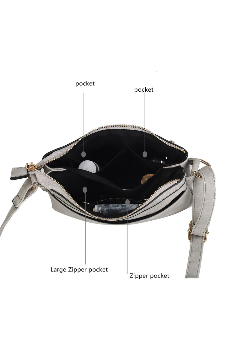 Pink Mkf Collection Elaina Crossbody Handbag By Mia K