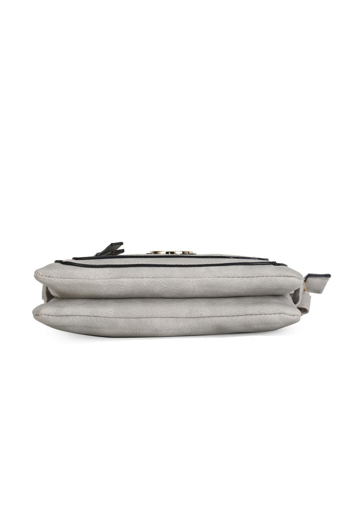 White Mkf Collection Elaina Crossbody Handbag By Mia K