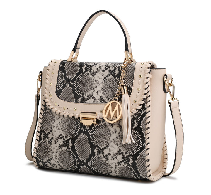 Wine Mkf Collection Lilli Satchel Handbag By Mia K