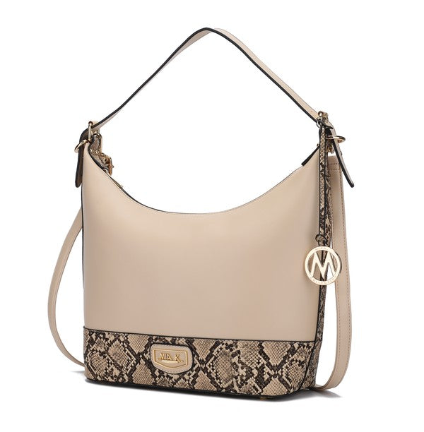 Navy Mkf Collection Diana Shoulder Handbag By Mia K
