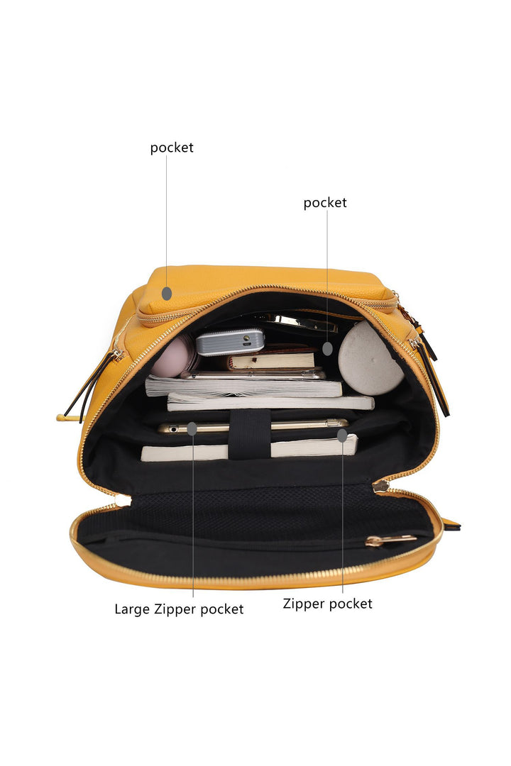 Navy Mkf Collection Angela Large Backpack By Mia K