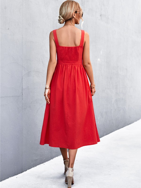 Womens Sleeve Less Dress