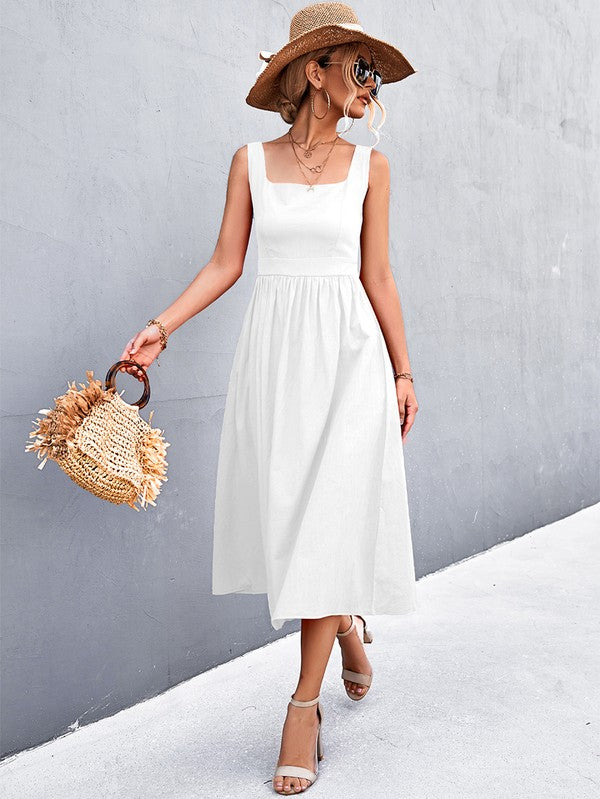 Womens Sleeve Less Dress