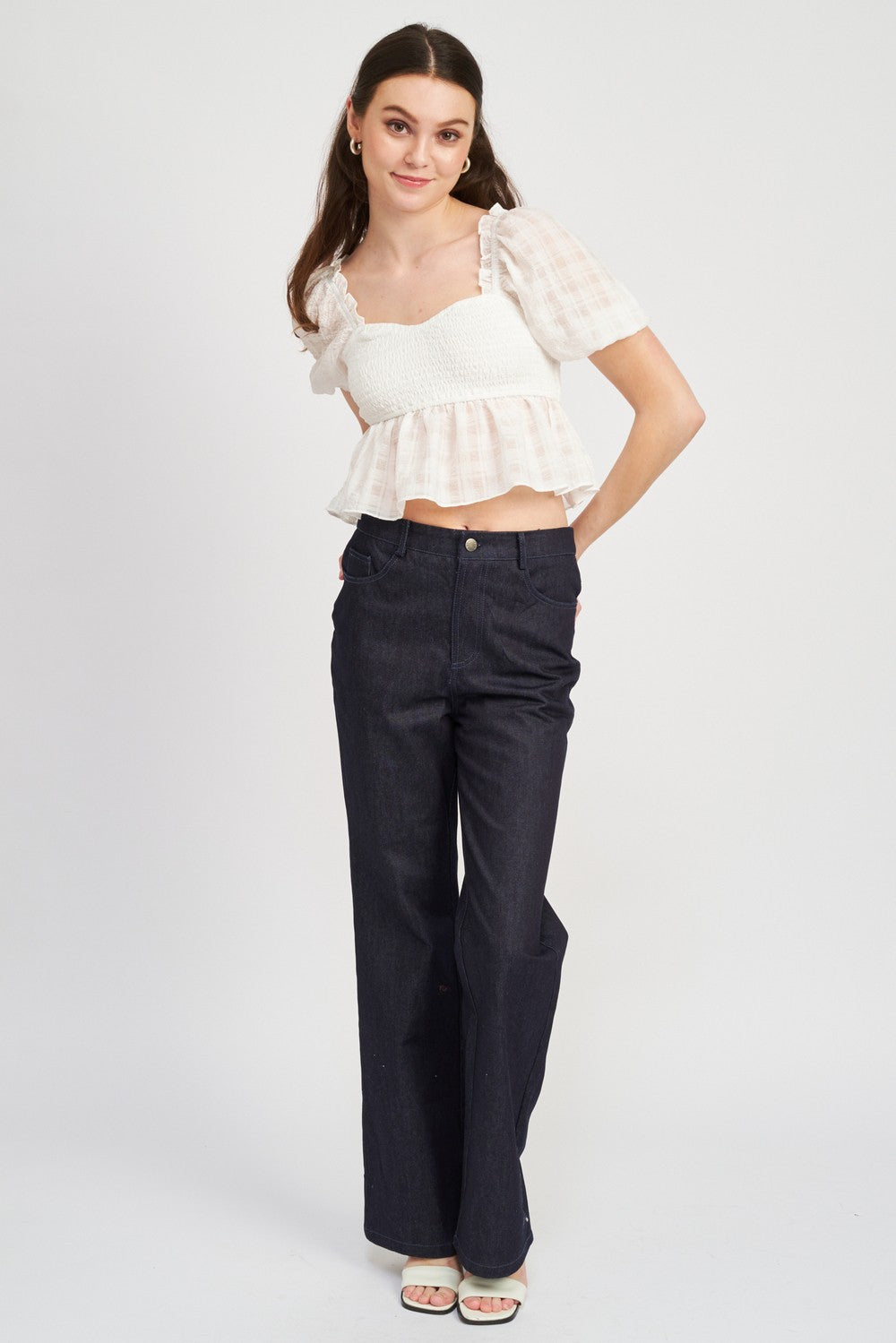 Smocked Babydoll Top