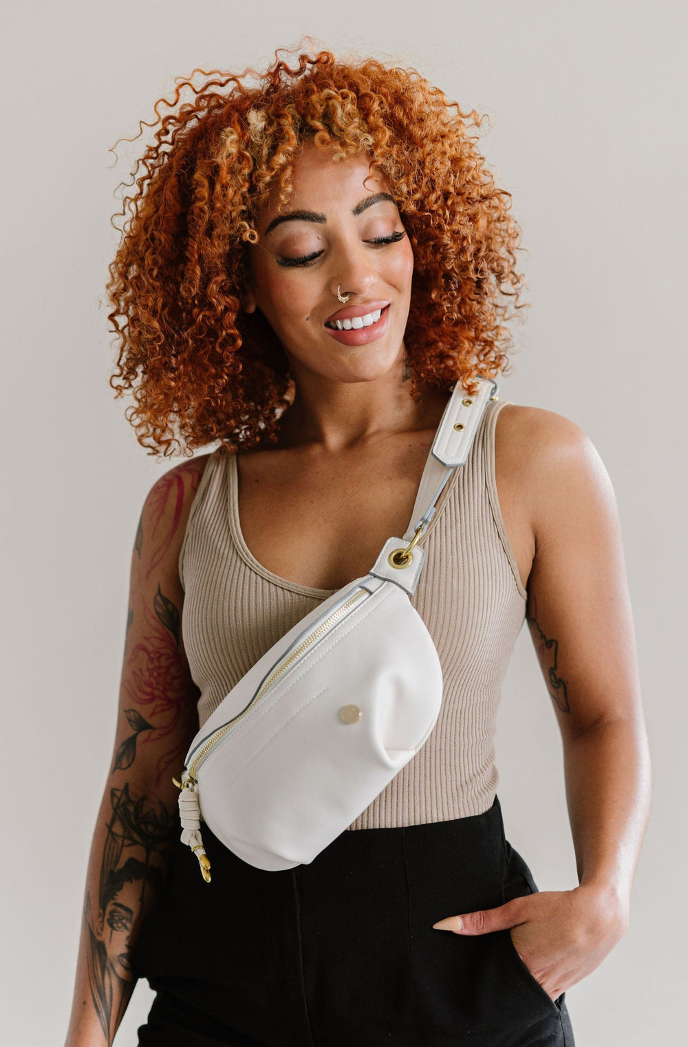 Camel Catherine Fanny Belt Bag
