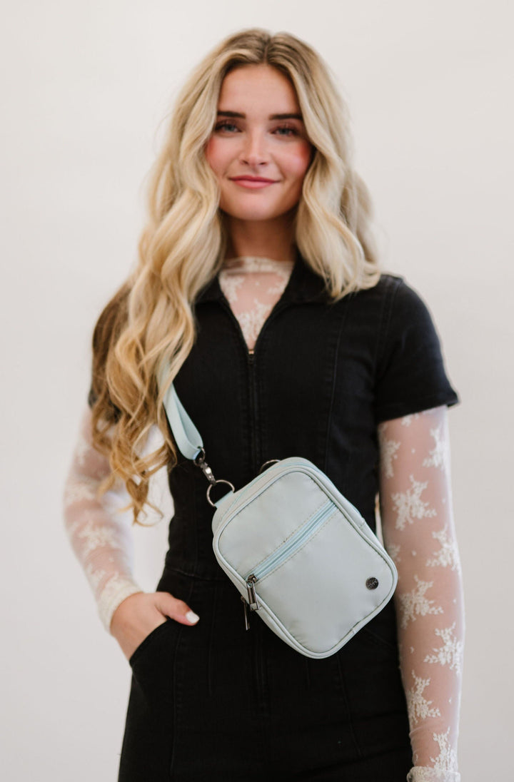 Dark Khaki Lainey Customizable Crossbody Sling