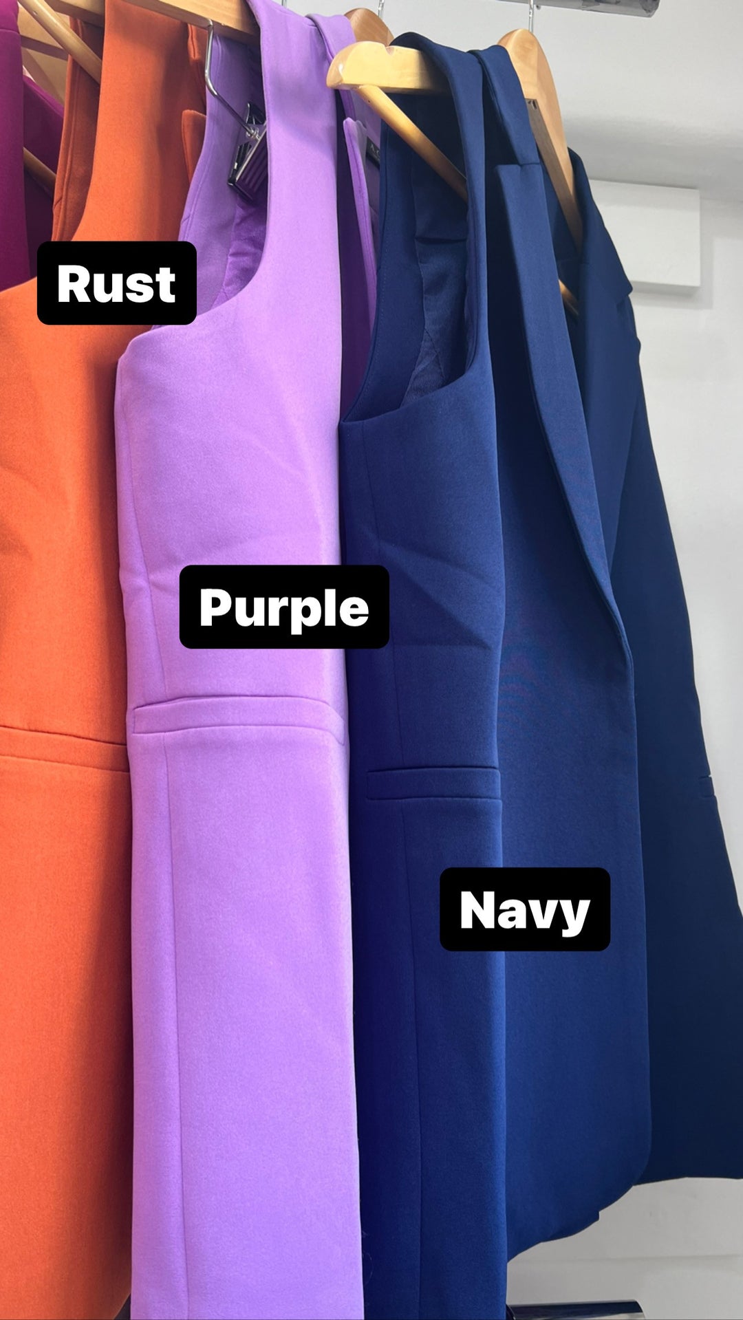 Solid Vest With Lapel And Pockets 1