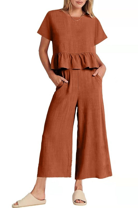 Green Two Piece Set 1