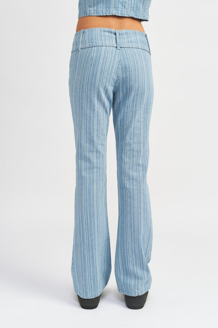 Low Rise Flared Jeans