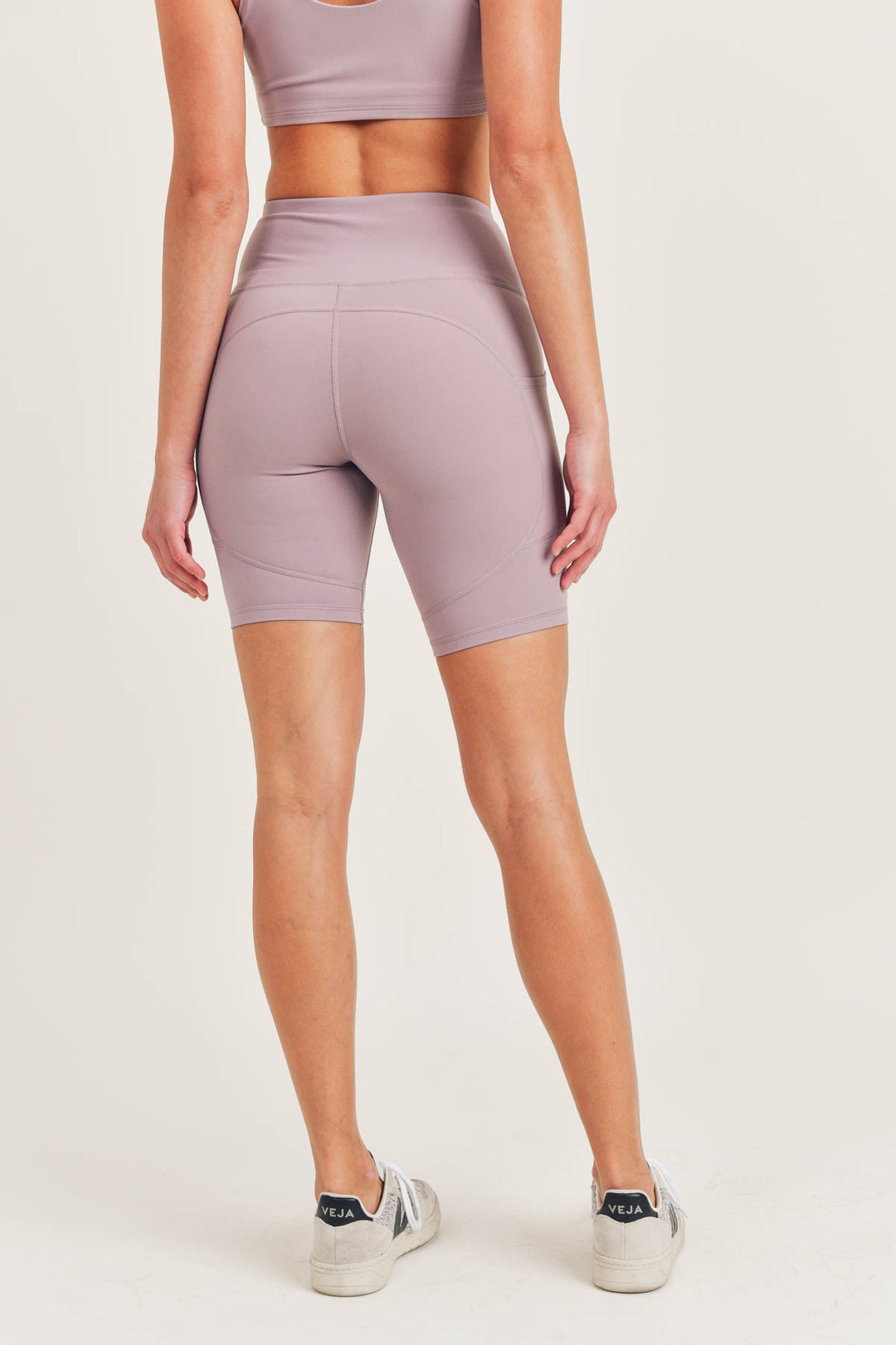 Bronze Tactel Lycra High Impact Biker Shorts