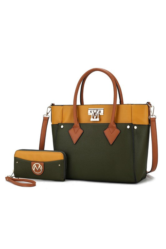 Mkf Collection Brynlee Color Block Tote Bag Mia K 1