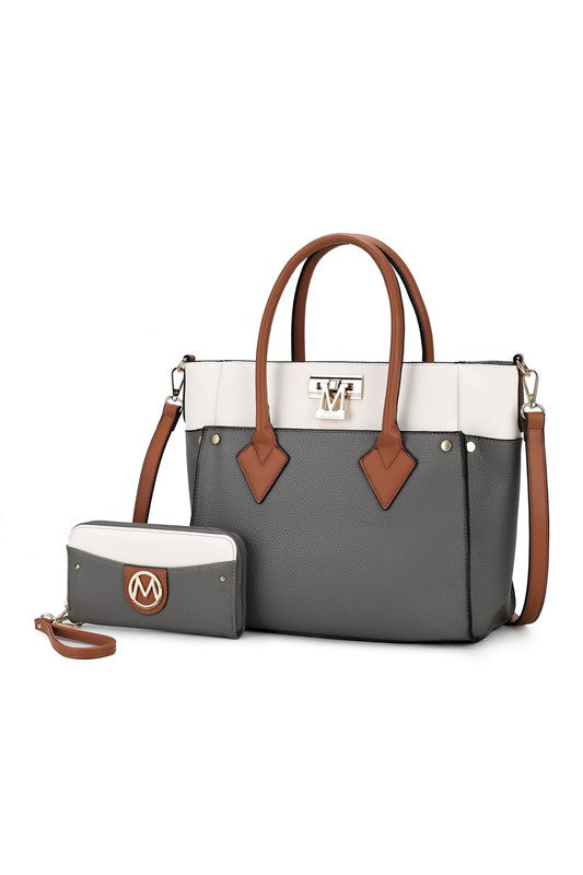 Mkf Collection Brynlee Color Block Tote Bag Mia K 1