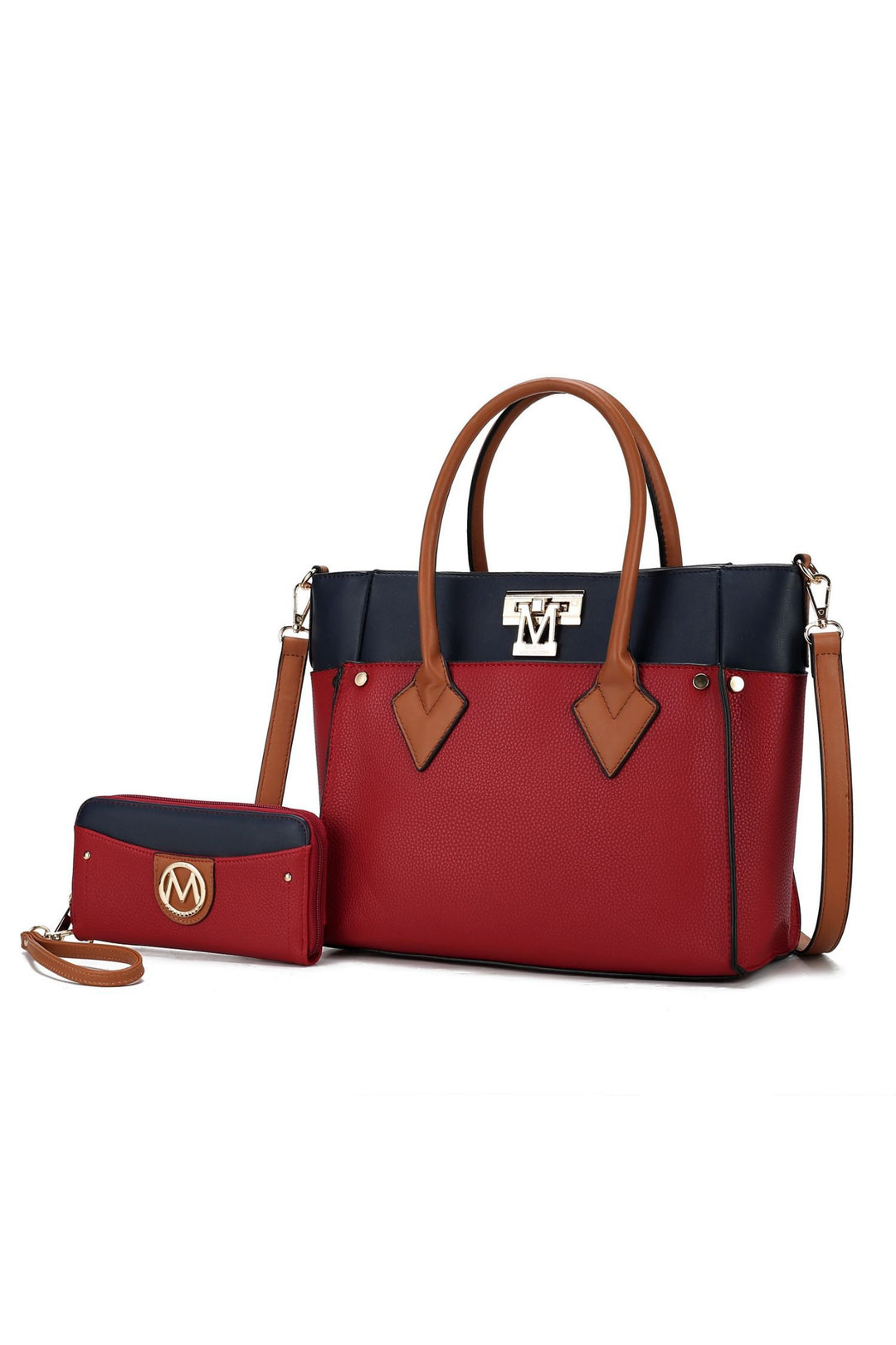Mkf Collection Brynlee Color Block Tote Bag Mia K