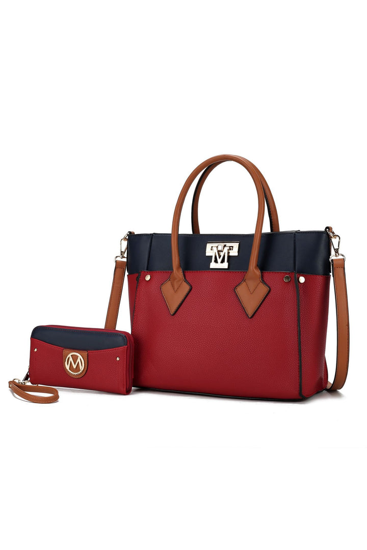 Mkf Collection Brynlee Color Block Tote Bag Mia K