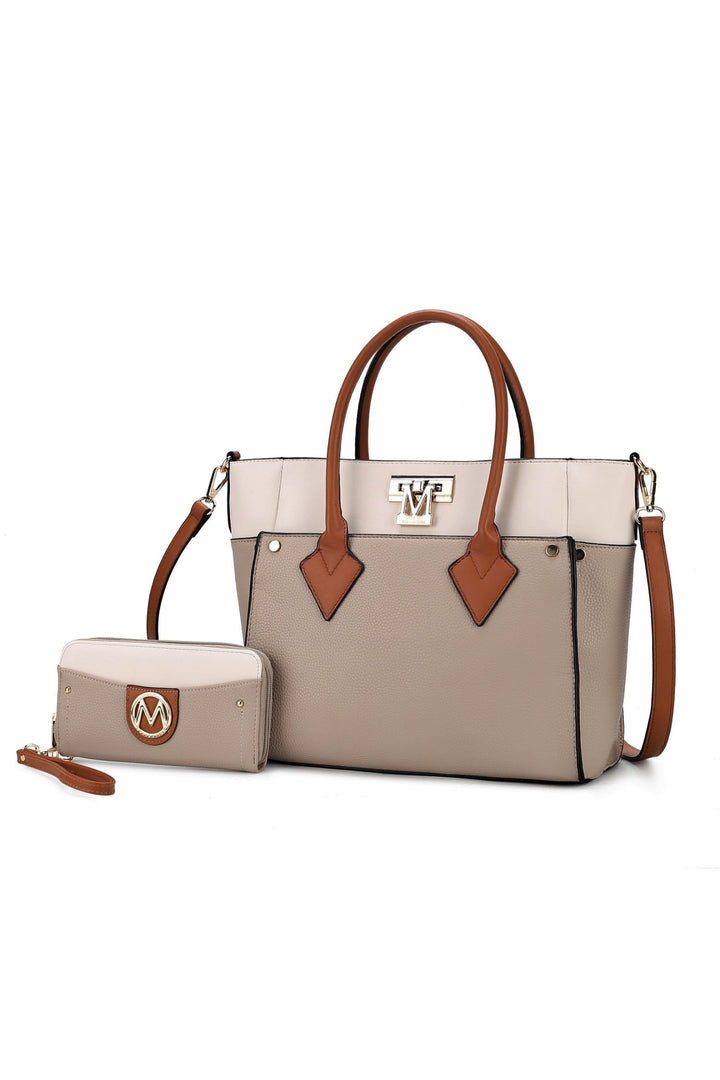 Mkf Collection Brynlee Color Block Tote Bag Mia K