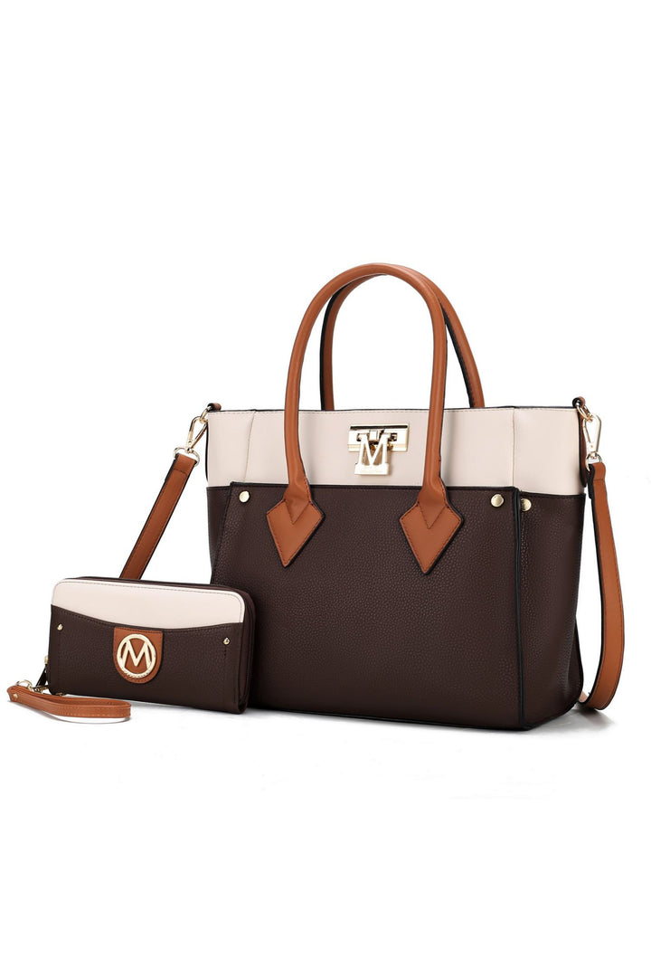 Mkf Collection Brynlee Color Block Tote Bag Mia K