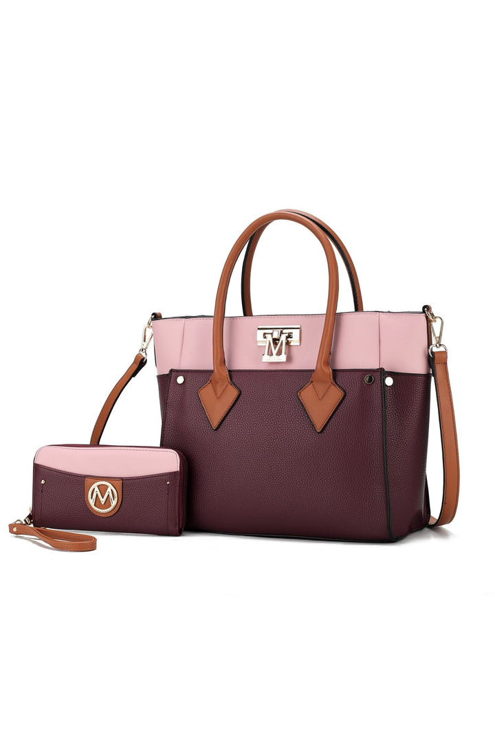 Mkf Collection Brynlee Color Block Tote Bag Mia K