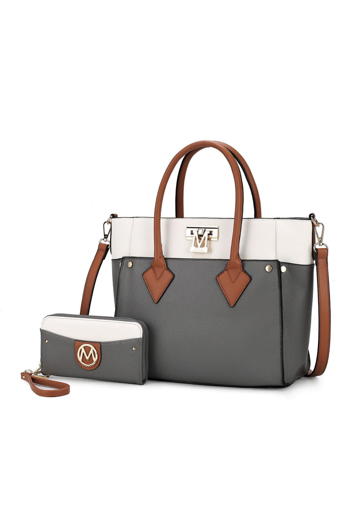 Mkf Collection Brynlee Color Block Tote Bag Mia K