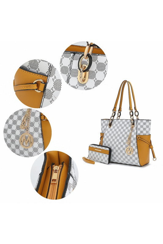 Pink Mkf Collection Xenia Circular Print Tote Bag Mia K