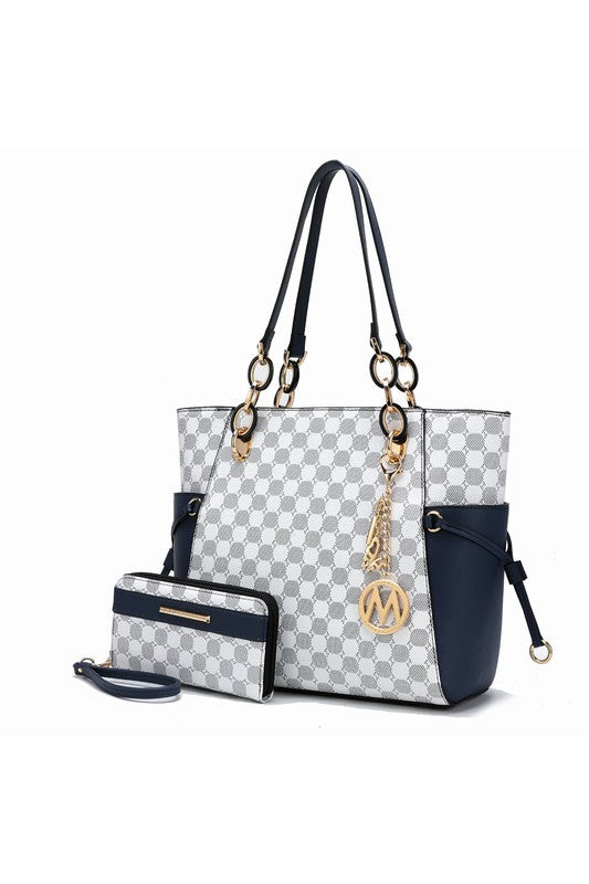 Mkf Collection Xenia Circular Print Tote Bag Mia K
