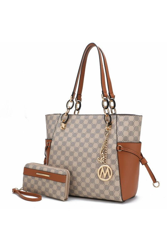 Mkf Collection Xenia Circular Print Tote Bag Mia K