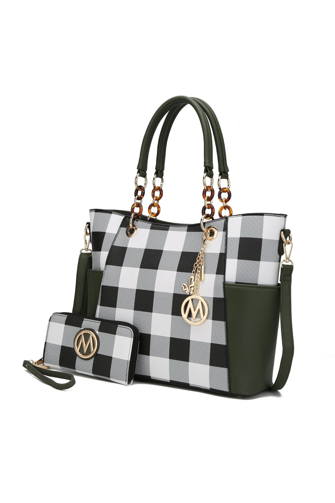 Mkf Collection Mariely Checker Tote Bag By Mia K