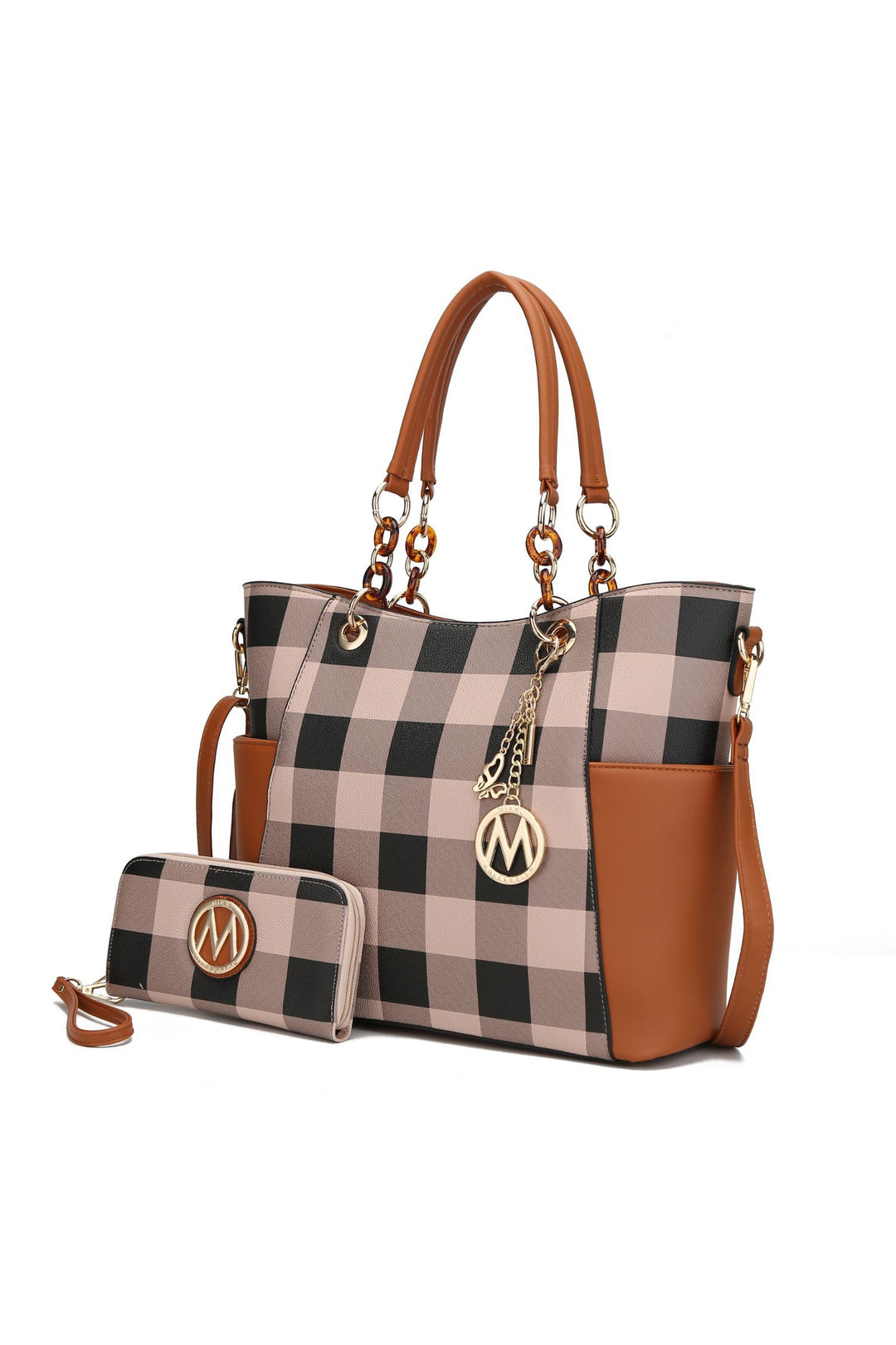 Mkf Collection Mariely Checker Tote Bag By Mia K
