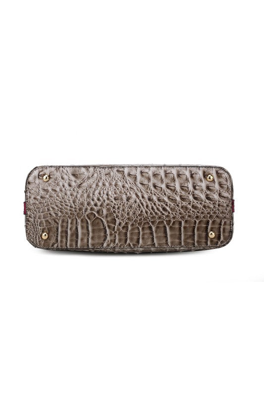 Mkf Collection Autumn Crocodile Skin Tote Bag Mia