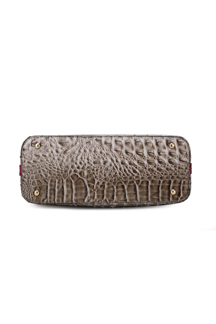 Mkf Collection Autumn Crocodile Skin Tote Bag Mia