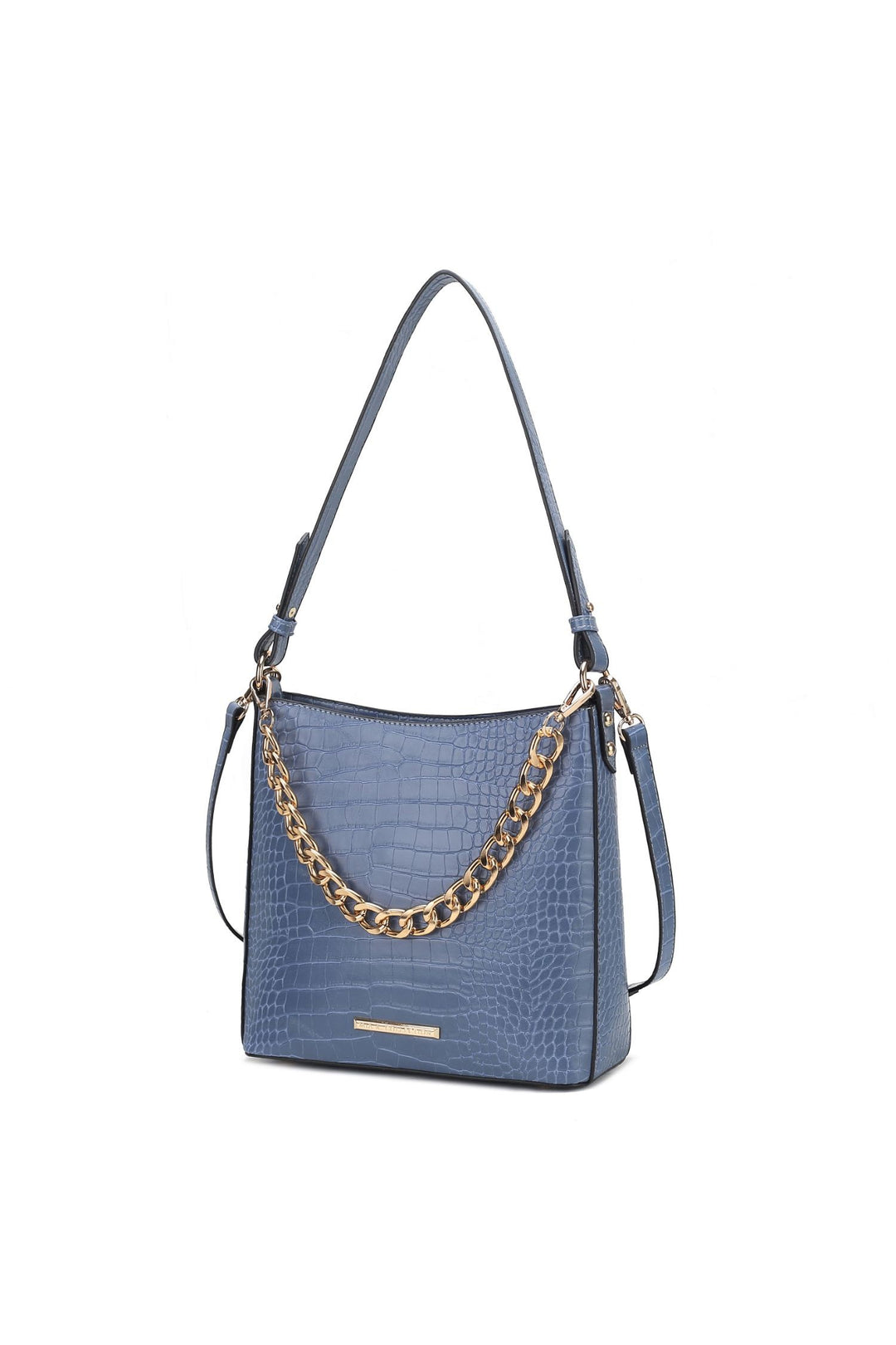 Mkf Faux Crocodile Embossed Shoulder Bag By Mia K