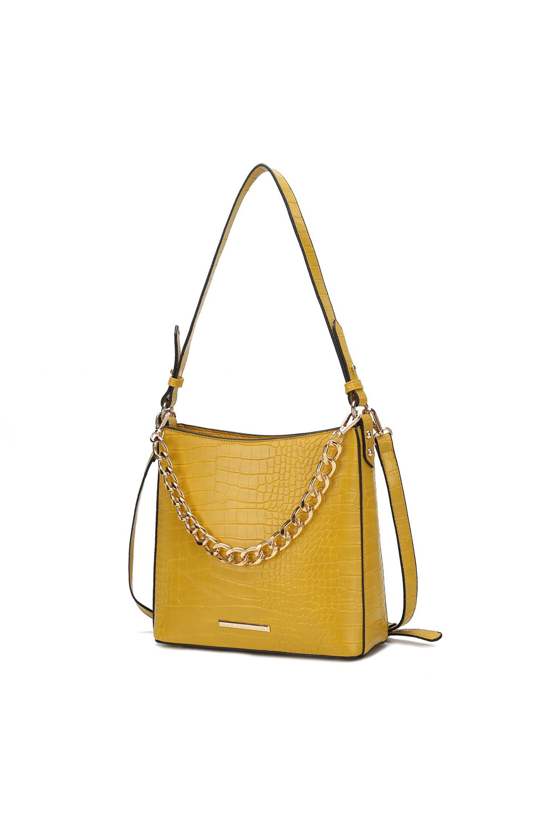 Mkf Faux Crocodile Embossed Shoulder Bag By Mia K