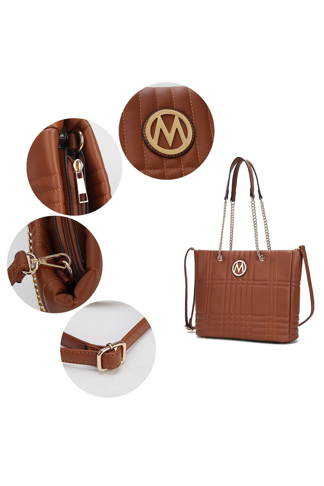 Coffee Mkf Collection Alyne Shoulder Bag By Mia K