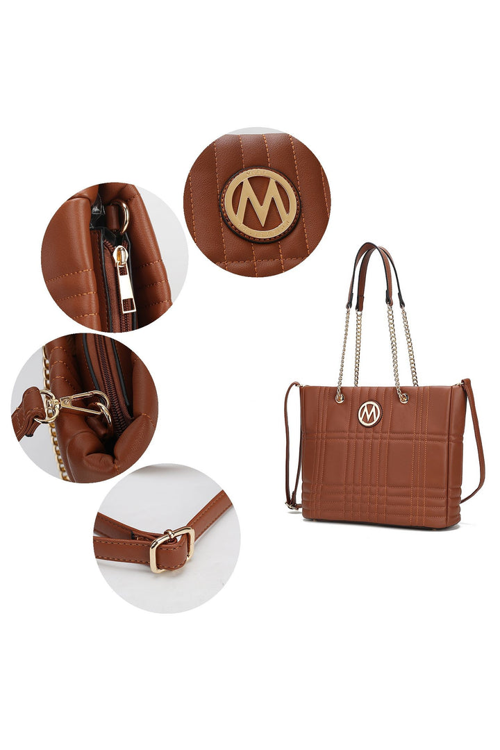 Coffee Mkf Collection Alyne Shoulder Bag By Mia K