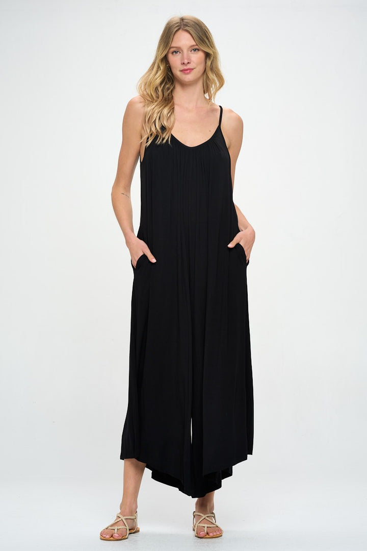 Made In Usa Modal Spandex Soft Knit Jumpsuit 1